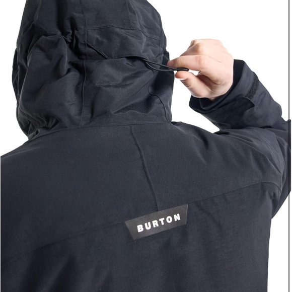 Men's BURTON Covert 2.0 2L Snow Jacket - TRUE BLACK Size Medium - Picture 4 of 10